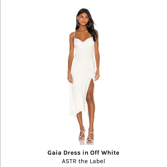 Astr Dresses & Skirts - off white mid-dress